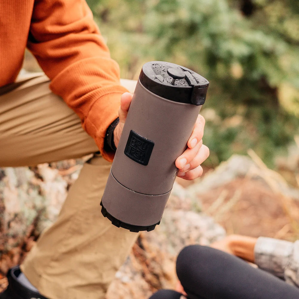 BruTrek OVRLNDR® Travel Press 700 ml - termos z zaparzaczem French Press