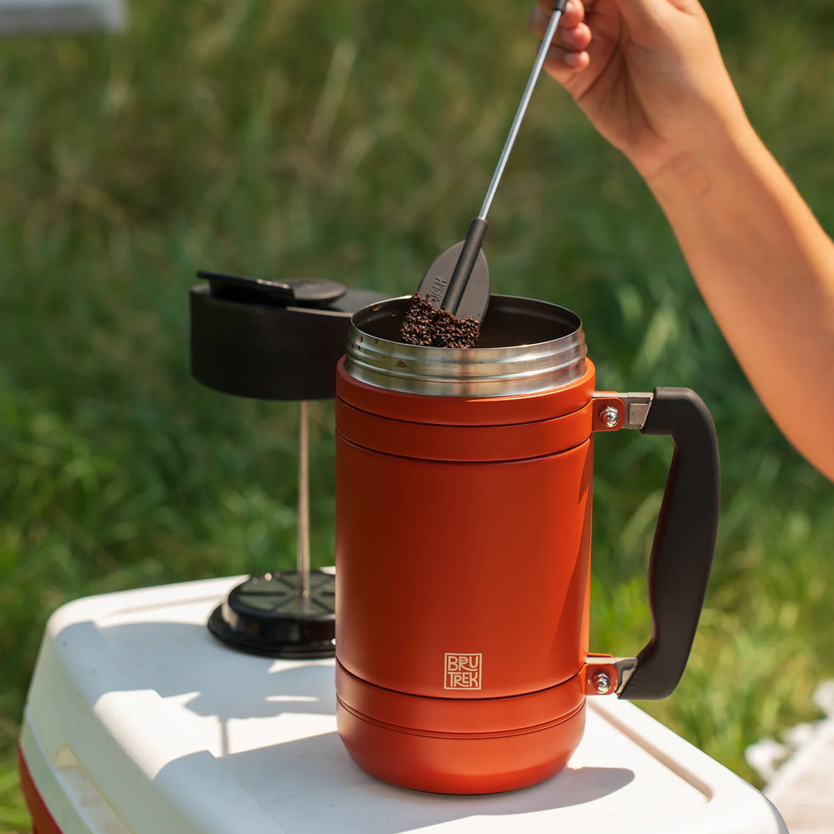 BruTrek® Basecamp French Press – kempingowy zaparzacz do kawy