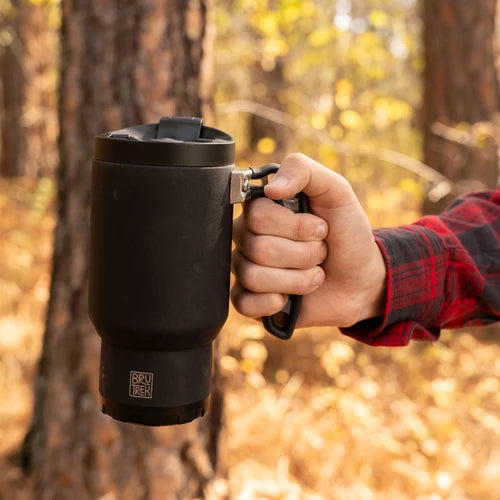BruTrek® Double Shot 4.0 Travel Press – outdoorowy zaparzacz do kawy