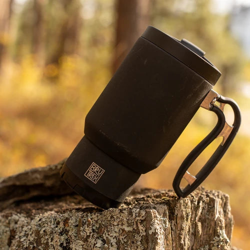 BruTrek® Double Shot 4.0 Travel Press – outdoorowy zaparzacz do kawy