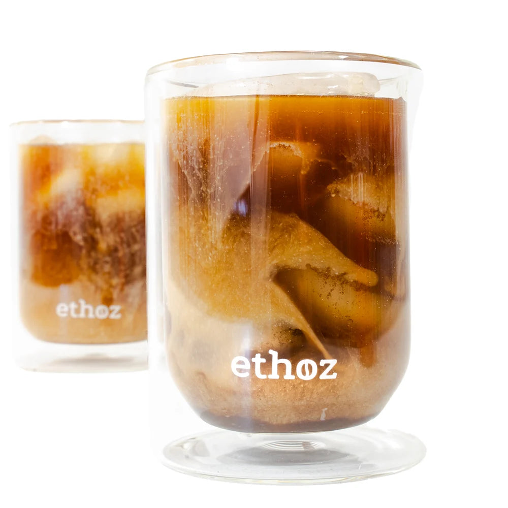 ethoz® Szklane Kubki Termiczne – zestaw 2 szt.